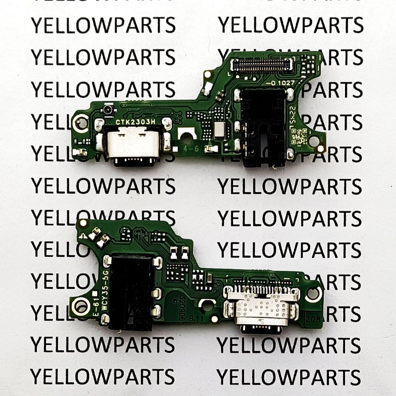 FLEXI FLEXIBLE FLEXIBEL FLEKSIBEL VIVO Y35 5G TC CHARGER CAS HF MIC ORIGINAL