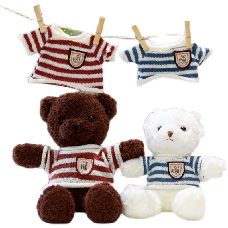 BAJU SWEATER HOODIE UNTUK BONEKA TEDDY BEAR BERUANG IMPOR