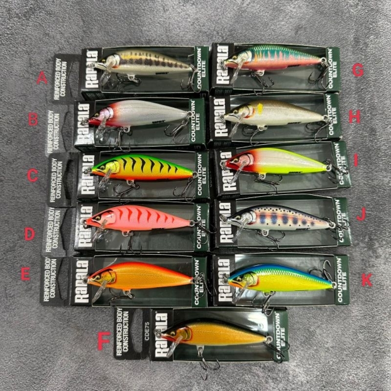 Umpan Minnow Rapala Countdown Elite 75