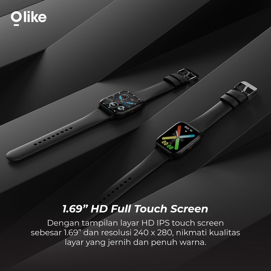 Olike W12 Smartwatch Horizon HD Full Touch Screen Real Time Smart Band