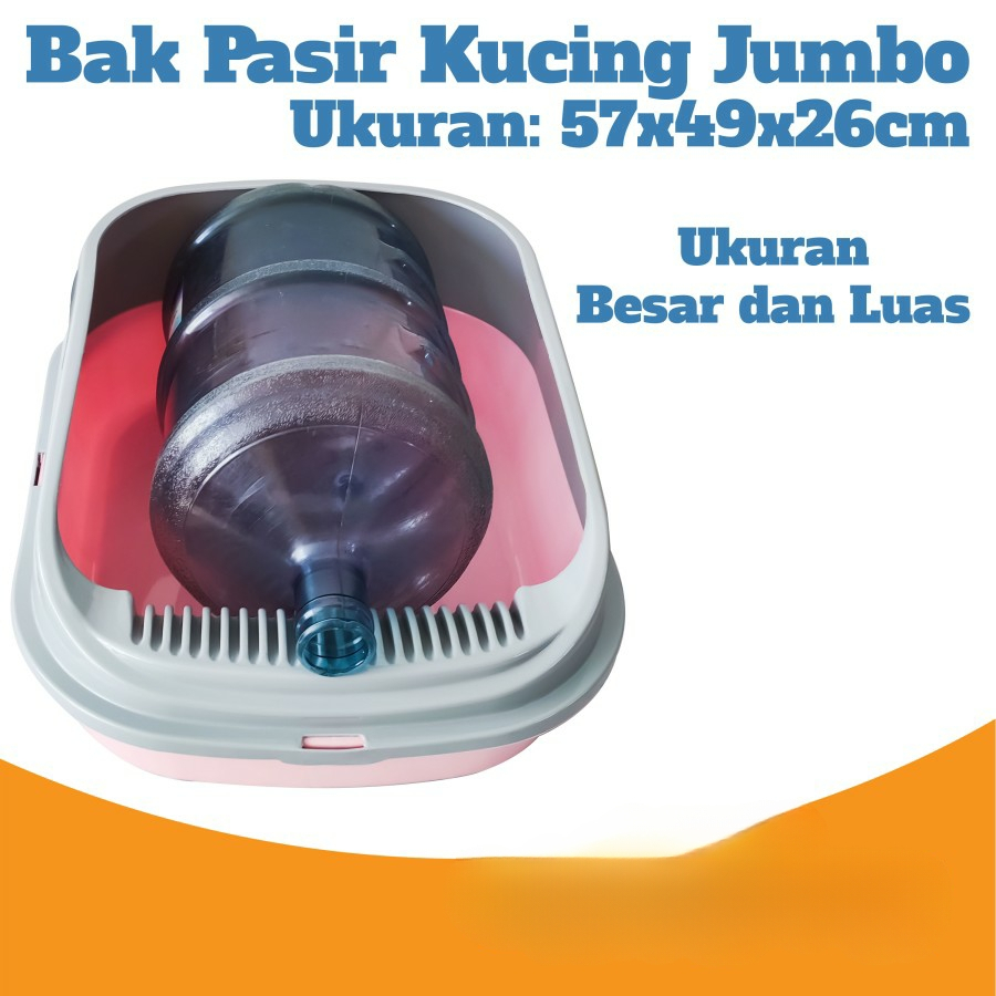 OPO Cat Bak Pasir Kucing JUMBO (57X49X26) - Cat Litter Extra Large