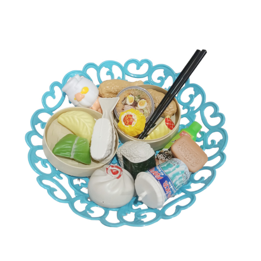 mainan DIMSUM PLAYFOOD SET Kitchen MASAKAN SUSHI SS 1982 /mainan masak masakan /mainan anak cewek cowok 1 2 3 4 5 6 7 thn