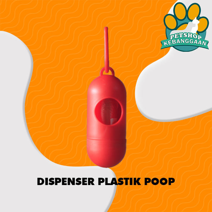 Dispenser poop Bag Tempat kantong Plastik Sampah poop