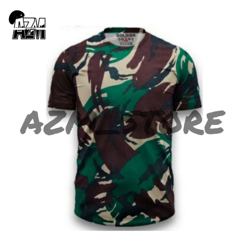 Kaos Loreng Dryfit Malvinas Kaos Dryfit Loreng Kaos Loreng Army