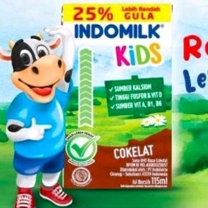 

Susu Uht Indomilk Kids 115ml Rasa Coklat