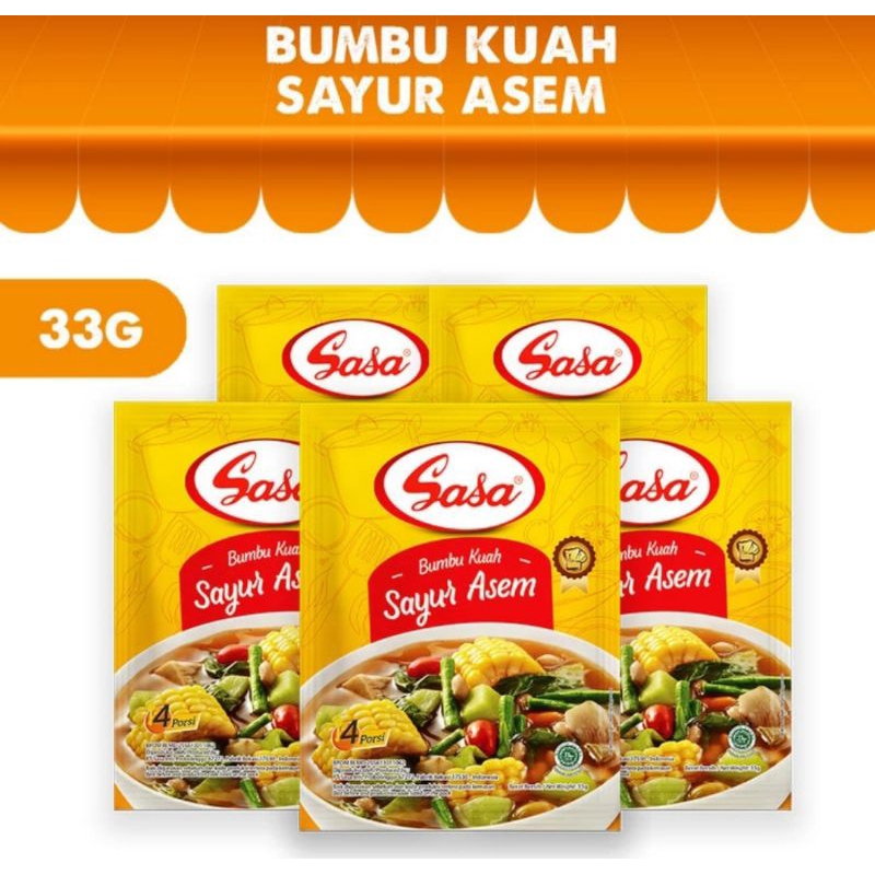 SASA BUMBU KUAH SAYUR ASEM ISI 5 SACHET