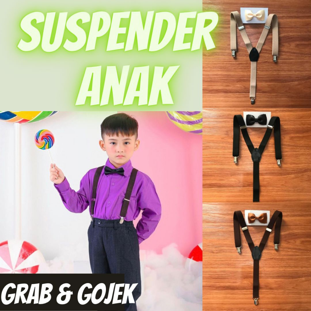 BC | Suspender Anak | Tali jojon Adjustable