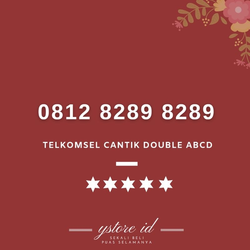 Minimalis | NOMOR CANTIK TELKOMSEL AS DOUBLE ABCD KARTU PERDANA TELKOMSEL CANTIK 4G NOMER SERI 82 89