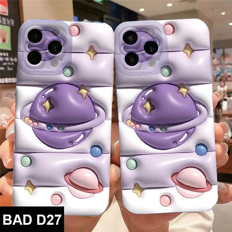 SOFTCASE MOTIF AKSEN 3D CASE MOTIF REALME C12 REALME C15 REALME C20 WHITE_CELL