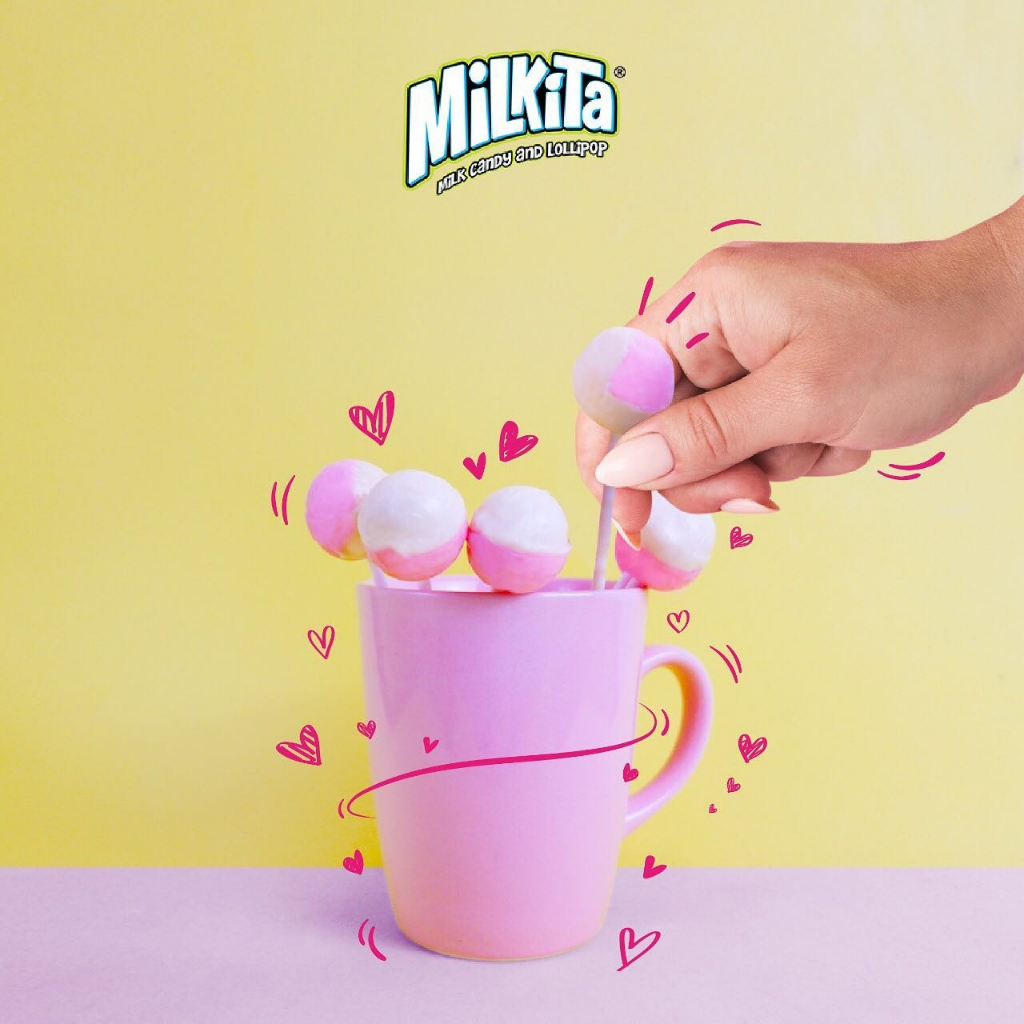 MILKITA RENTENG 1 PACK 30 PCS PERMEN LOLIPOP CANDY