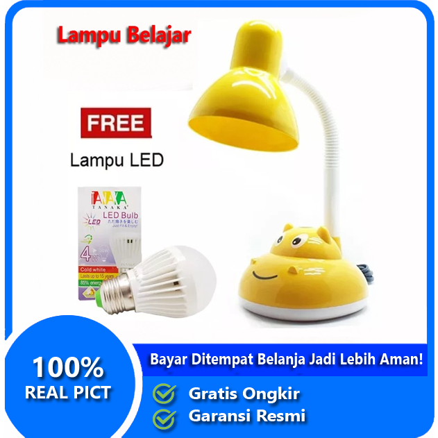 Lampu Belajar Reida Karakter Listrik Saklar On Off / Lampu Meja Fitting E27