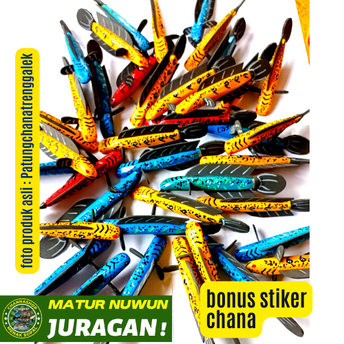 PATUNG CHANA YELLOW SENTARUM PULCRA RED BARITO (BONUS STIKER CHANNA)