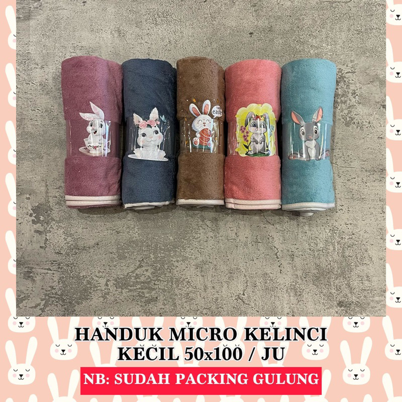 Handuk Mirko Kelinci / Handuk Bayi Micro / Handuk Lucu / Handuk Bayi Lembut dan halus