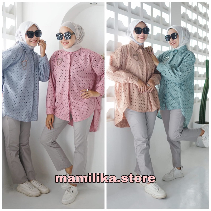 ILONA ONESET | IFANA ONESET | ONE SET KEKINIAN l ONESET VIRAL | atasan katun celana chinos