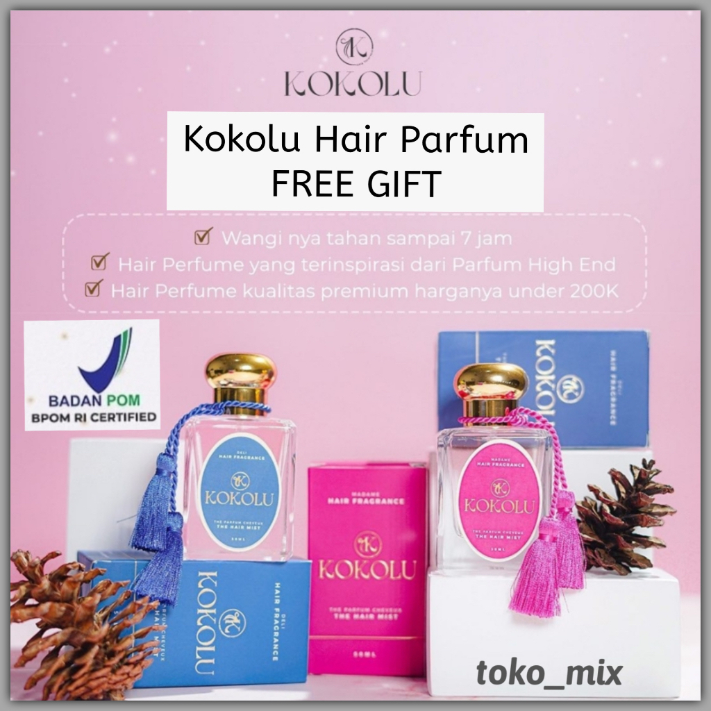 KOKOLU Hair Parfume Deli | Hair Parfume Madame | Hair Mist | Parfum Rambut | BPOM