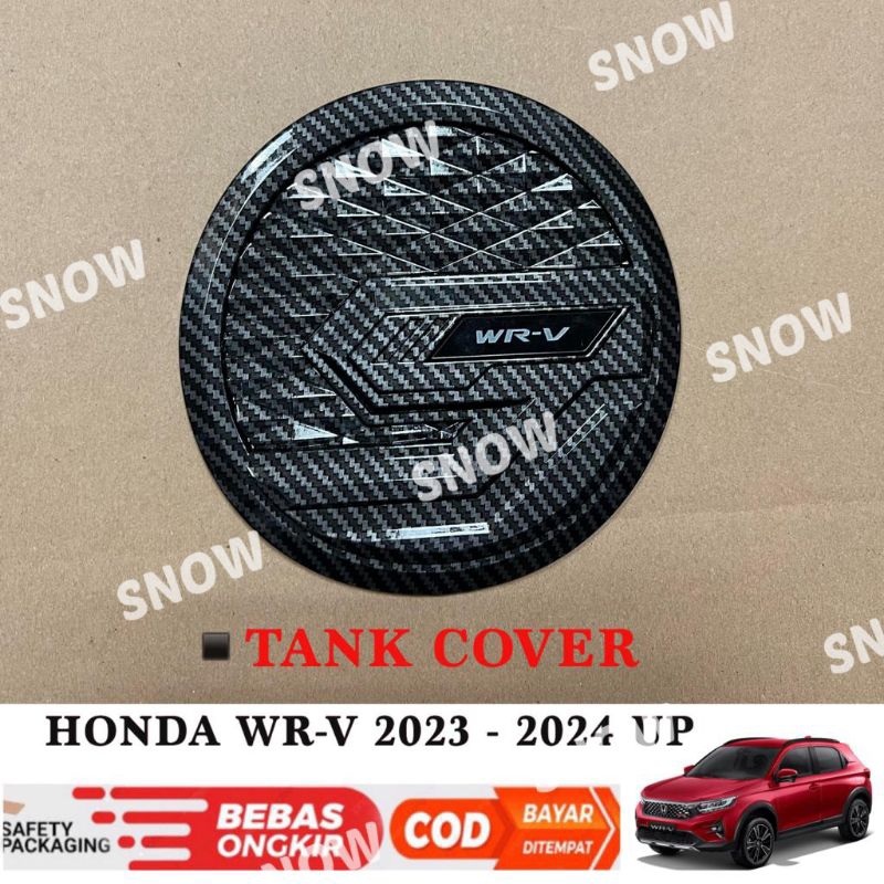 Tank Cover Honda Wrv Wr-v 2022 2023 2024 Diamond Carbon Glossy