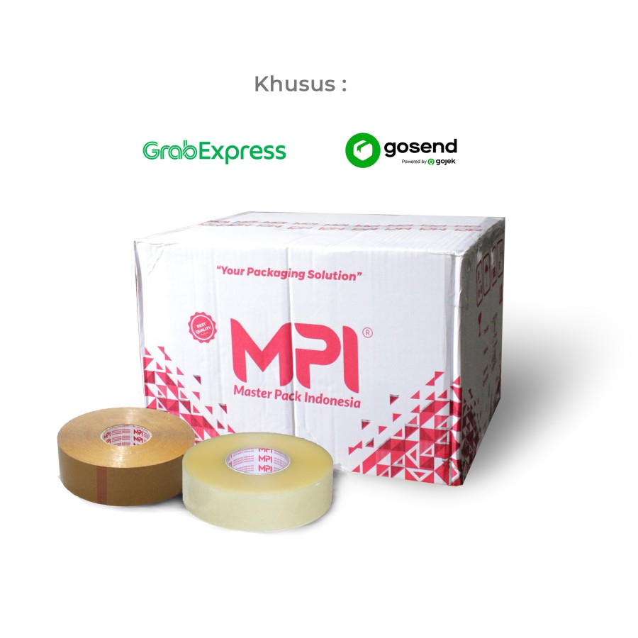 

Lakban Bening - Lakban Cokelat 45 mm x 500 Yard Master Pack Indonesia