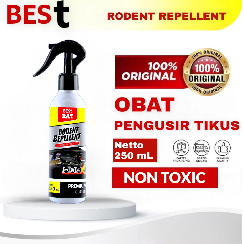Pengusir Tikus Anti Tikus Rat Repellent Pembasmi Tikus Ampuh Bukan Racun Tikus Best Rat 250 ML