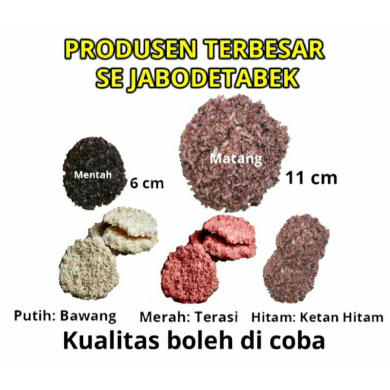 Ranginang KHAS bandung isi 350 gram 1kg 3 bungkus By juraganmakanan