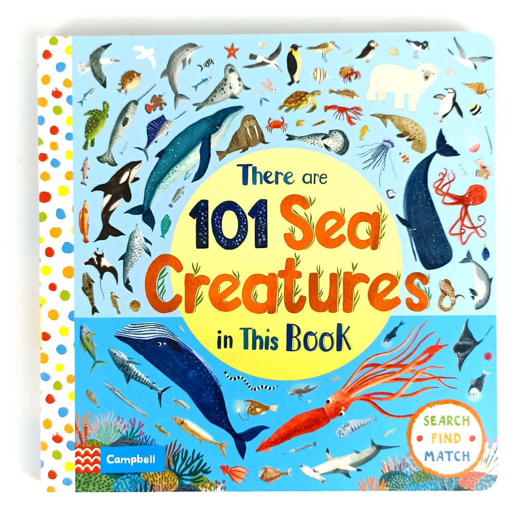 ORIGINAL Campbell There Are 101 Sea Creatures in This Book - Leon Books