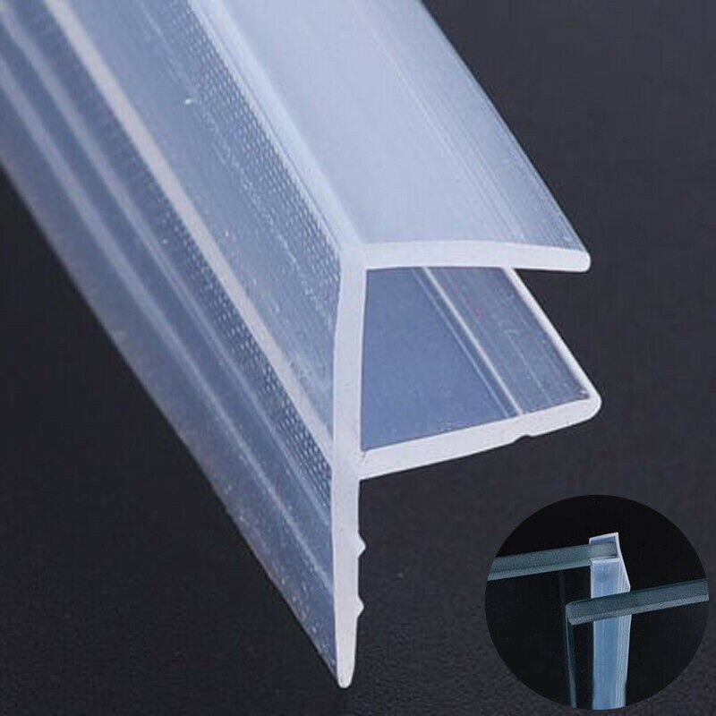 Lis Sela Pintu Silikon Strip Segel Door Seal Leakproof Model h - WU2 - Transparent