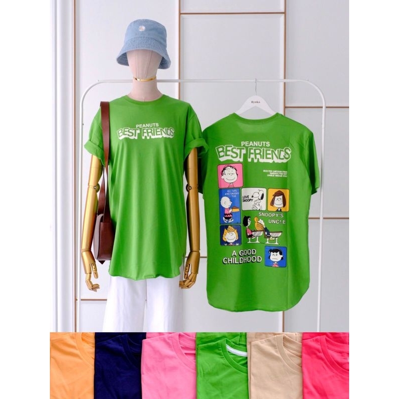 kaos oval ryuka snoopy