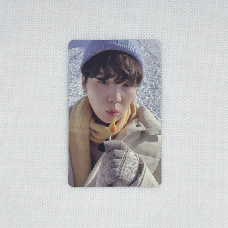 Official BTS PC / photocard suga yoongi winter package dvd