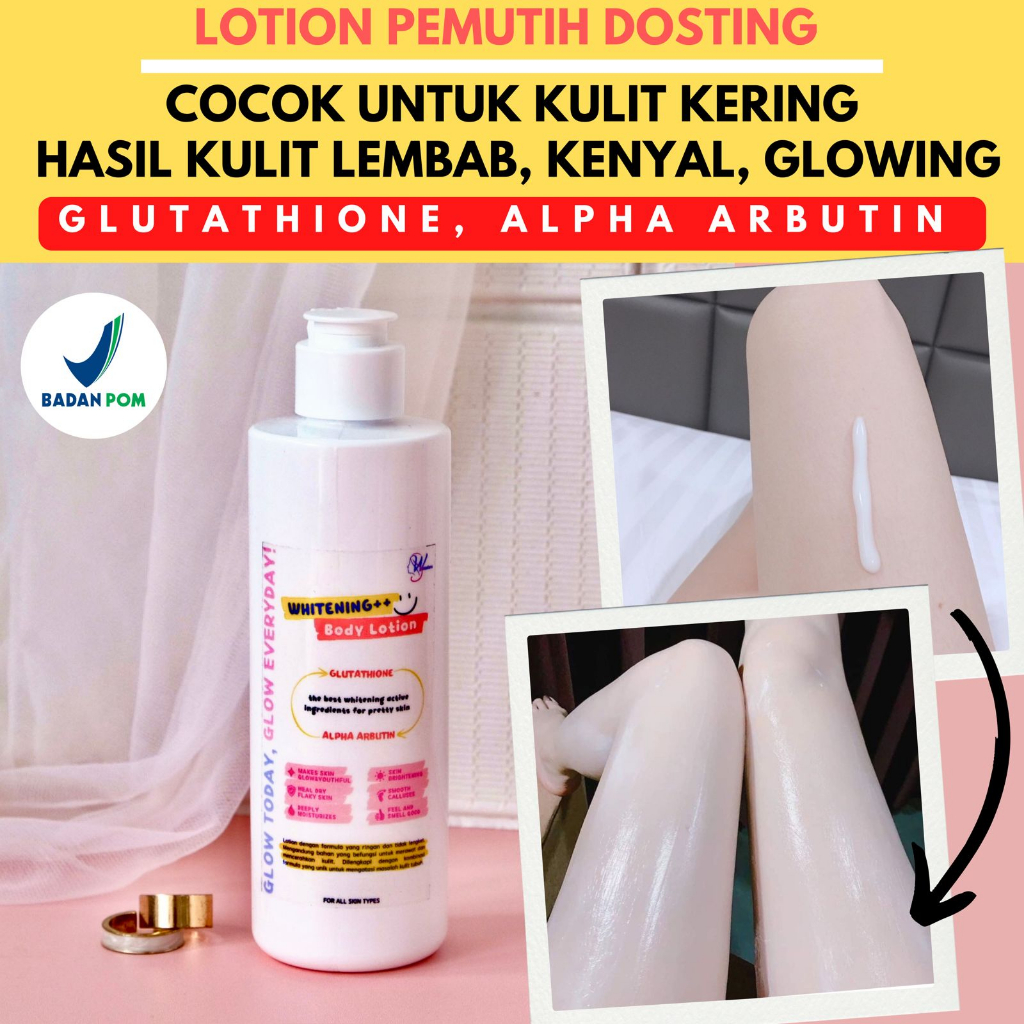LOTION PEMUTIH KULIT - Lotion Kulit Kering - Whitening Body Lotion  - Pelembab Kulit by WAZATARU