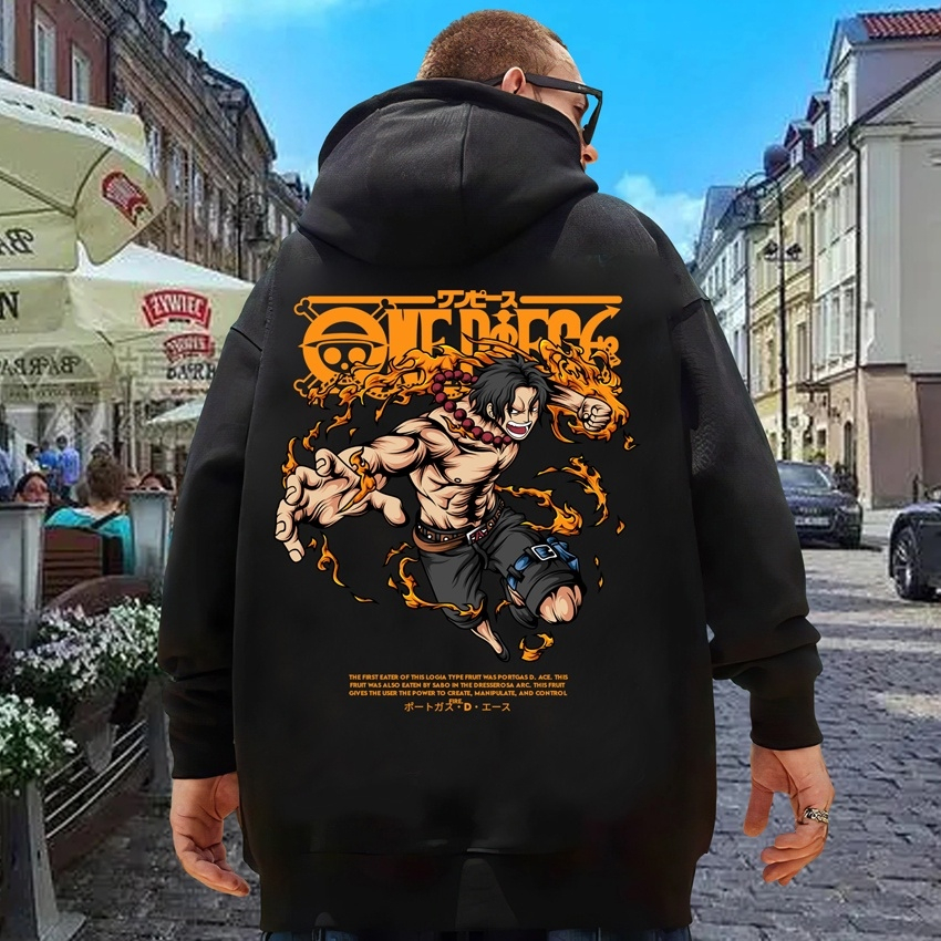 S - XXXXXXL (6XL) Hodie Jepang Bigsize ONEPICES 2XL 3XL 4XL 5XL 6XL Hodie Harajuku Streetwear Pria J
