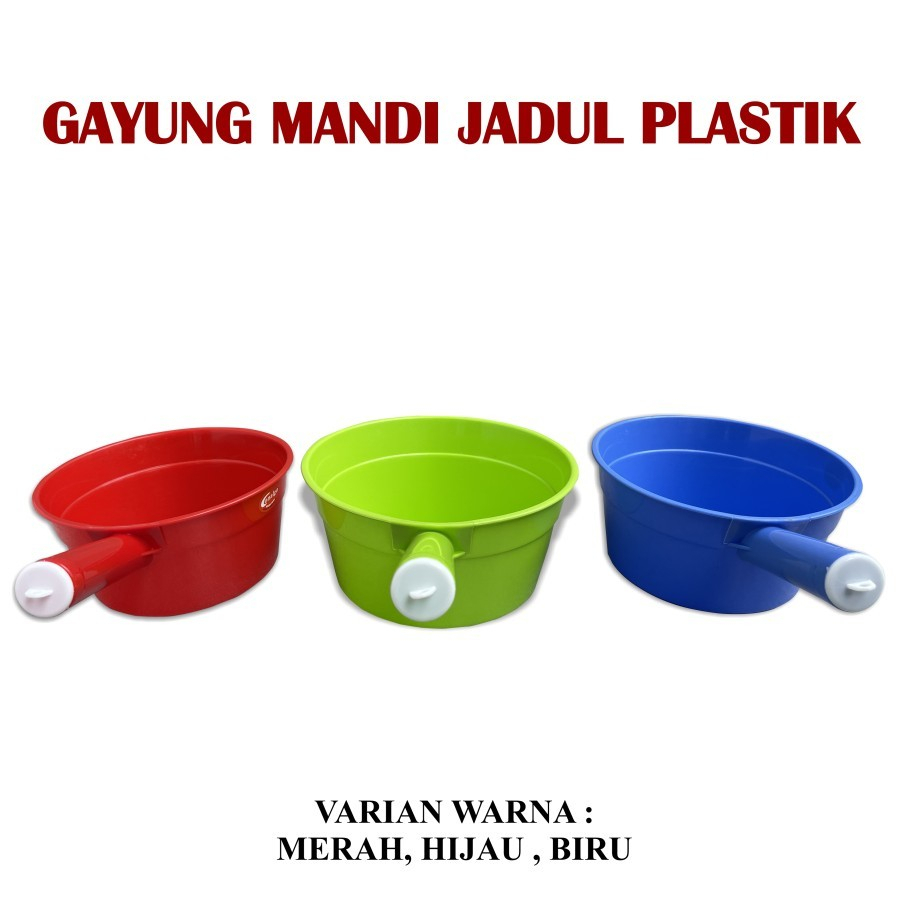 Gayung Air Plastik Jadul Conalgo / Gayung Mandi Lebar Besar / Cedok Air