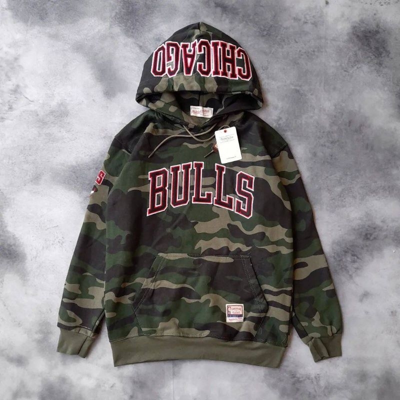 HOODIE JAKET SWEATER CHICAGO BULLS CAMO FULLTAG &amp; LABEL