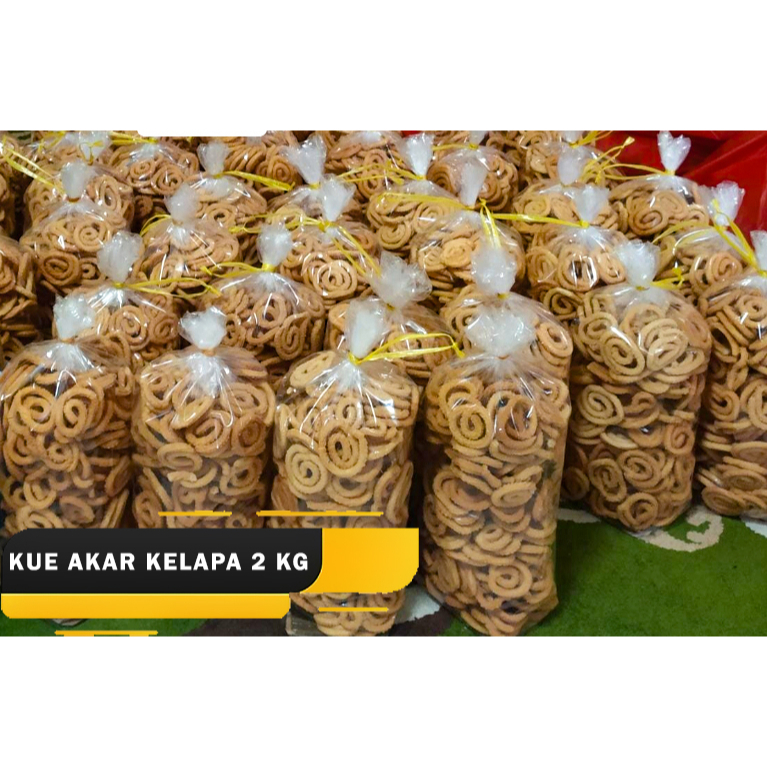 

KUE AKAR KELAPA 2 KG BAHAN KETAN TABUR WIJEN / SNACK / MAKANAN RINGAN