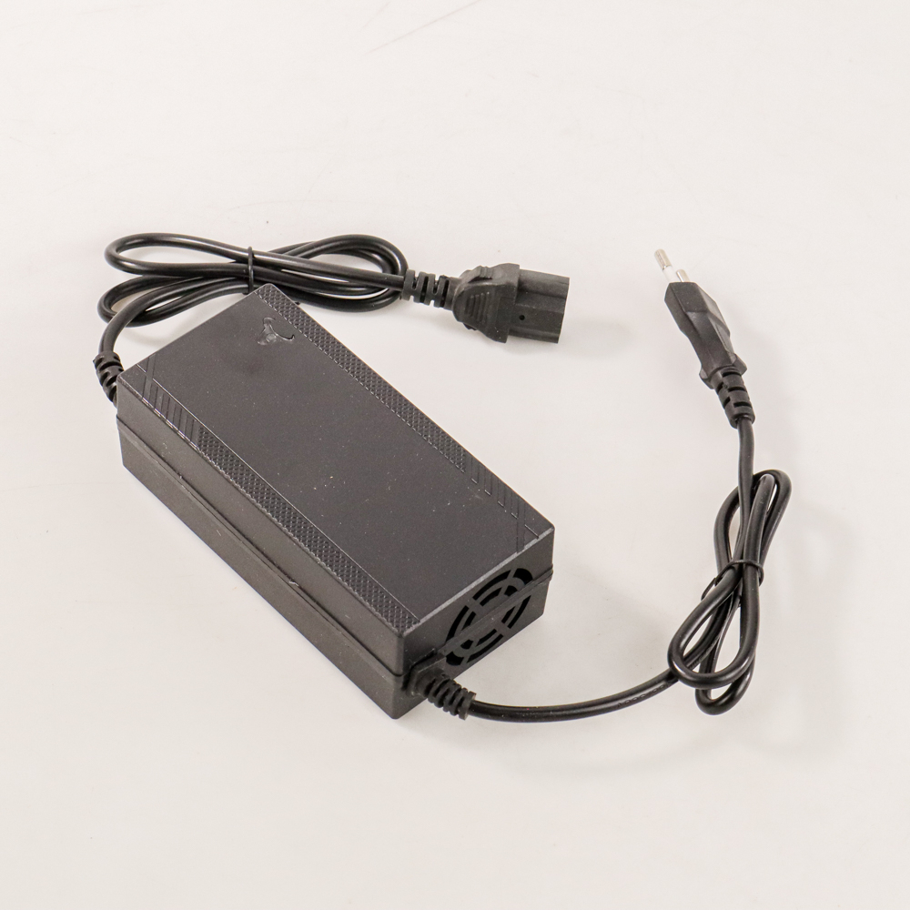 Adapter for Charger Baterai Sepeda Listrik 42V 2A - 36V2A - Black