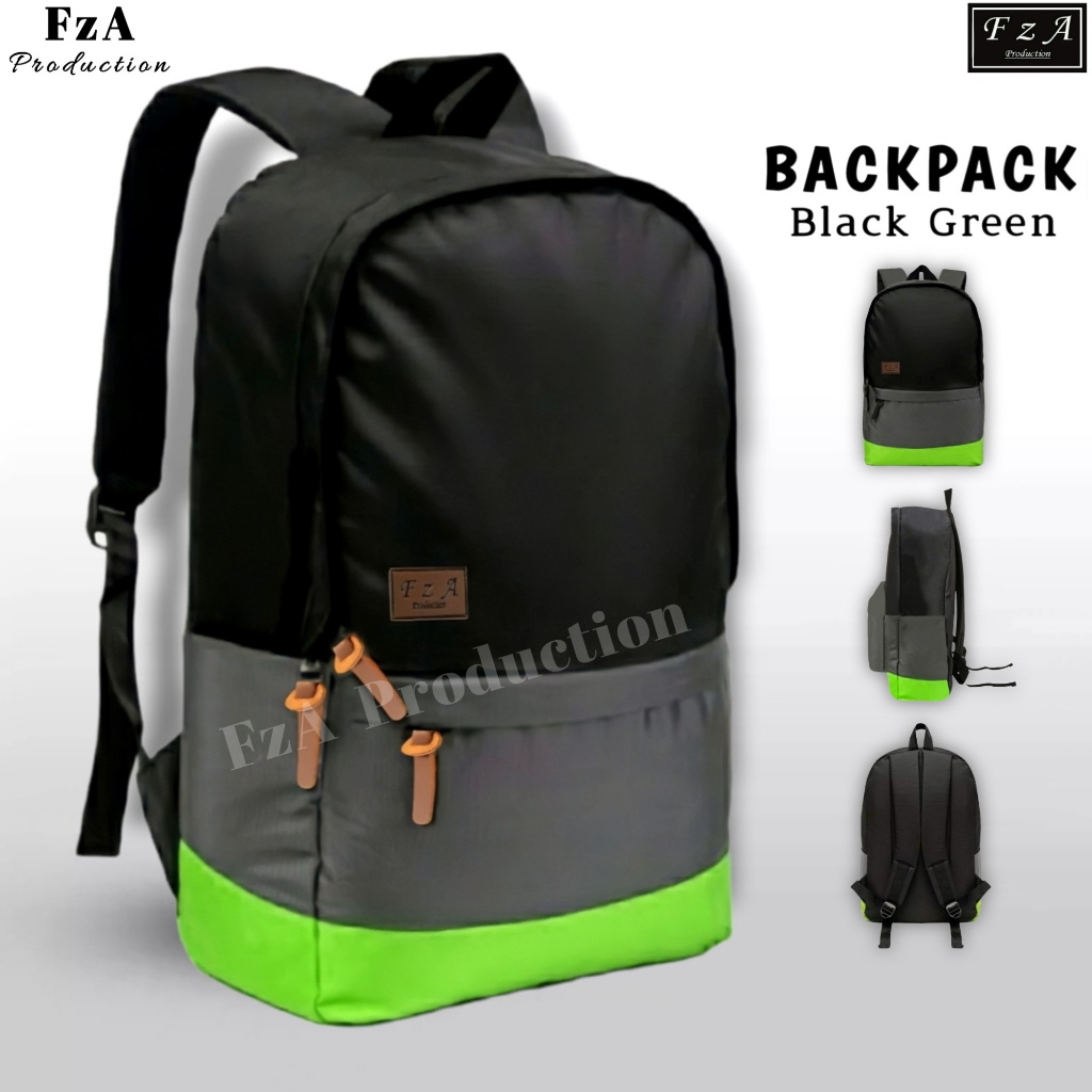 FzA Official - Tas Ransel Distro Original Casual pria Wanita / Tas Ransel Laptop / Backpack Sekolah Kuliah Distro Original Tas Punggung Laptop - BGRC