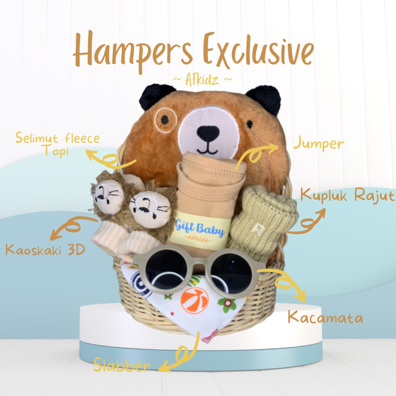 HAMPERS BAYI PREMIUM SELIMUT KERANJANG