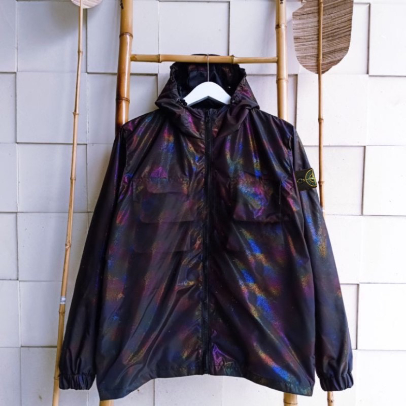 Jaket parka parasut stone island waterpoff full teg stone island full barcode