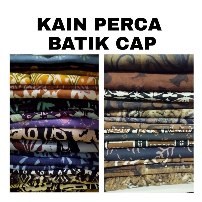 Kain Perca Batik Cap Katun Rayon | Kain Perca Batik Pekalongan | Kain Batik Katun | Kain Batik Kiloan | Kain Batik Termurah