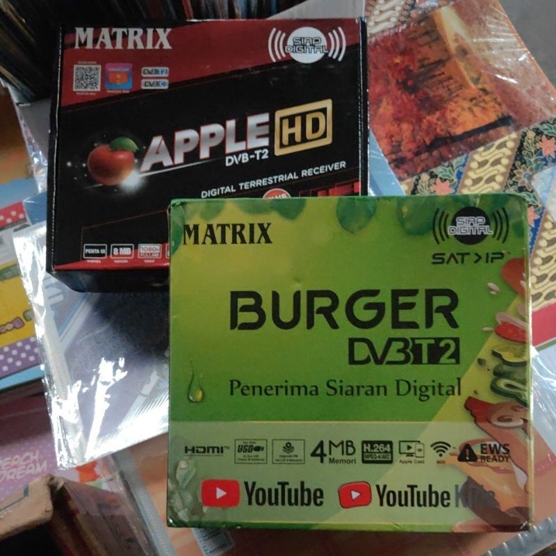 Set Top Box Matrix apple / Burger