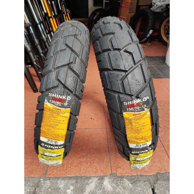 BAN SHINKO E705 TRAIL MASTER 130 80 150 70 R17 IMPOR TERMURAH
