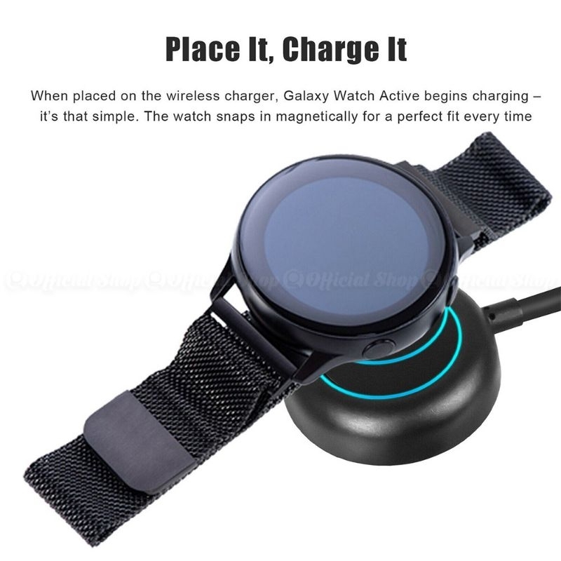 Dock Portable Charger Samsung Galaxy Watch 5 4 3 Classic / Pro / Active 1 &amp; 2 Kabel Charger