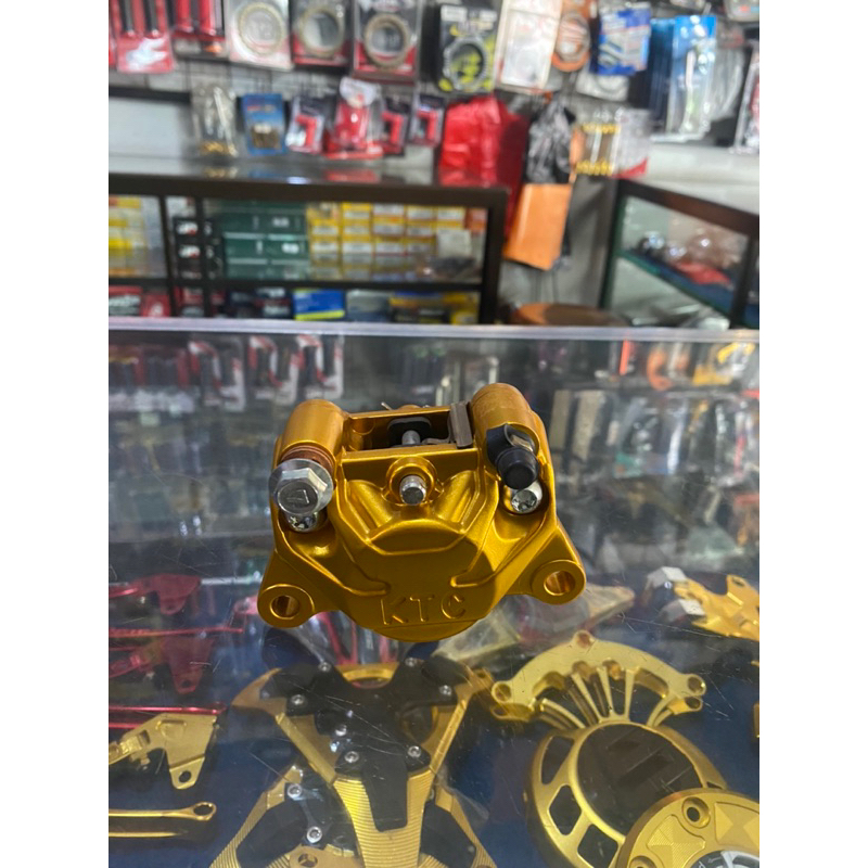 KALIPER KTC 2 PISTON GOLD RED
