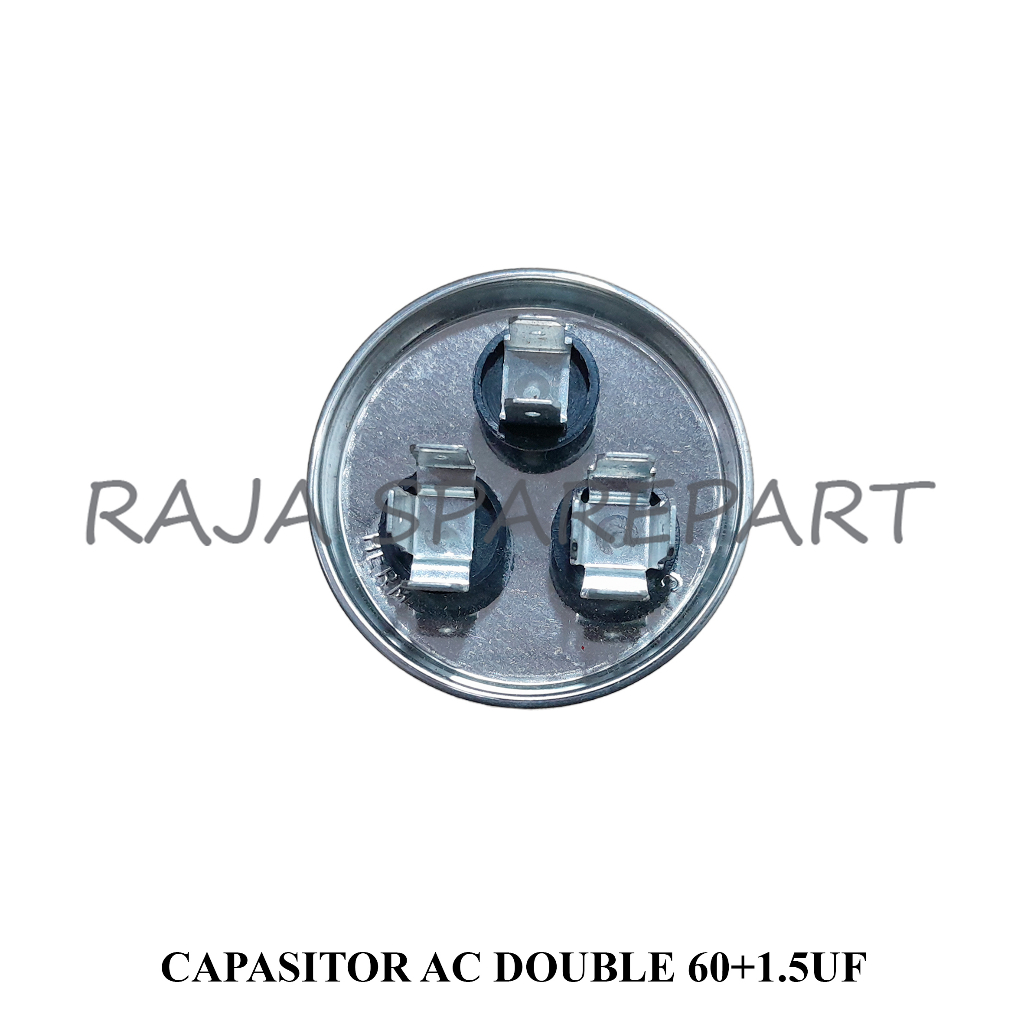 Capasitor Running AC Double 60+1,5UF