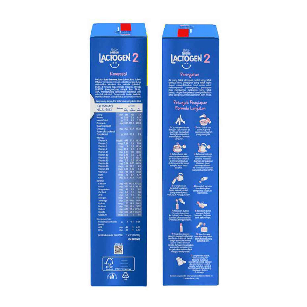 Nestle Lactogen DHA/ Susu Formula Bayi/ Susu Bubuk/ 350gr