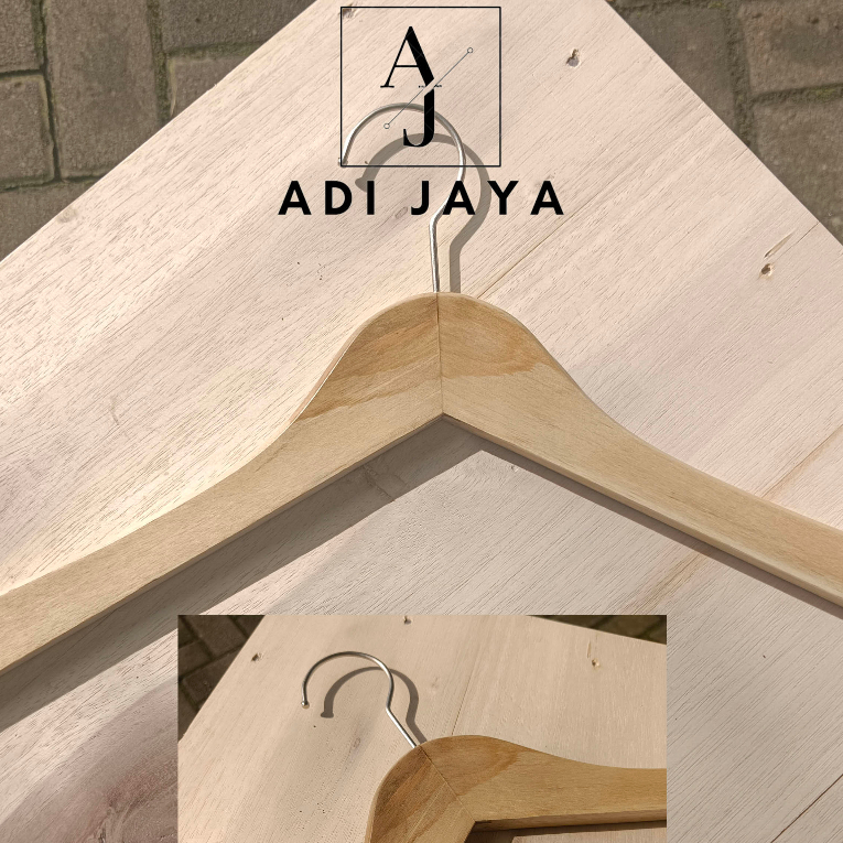 HANGER KAYU NATURAL MINOR DEFECT SALE REJECTED ADI JAYA