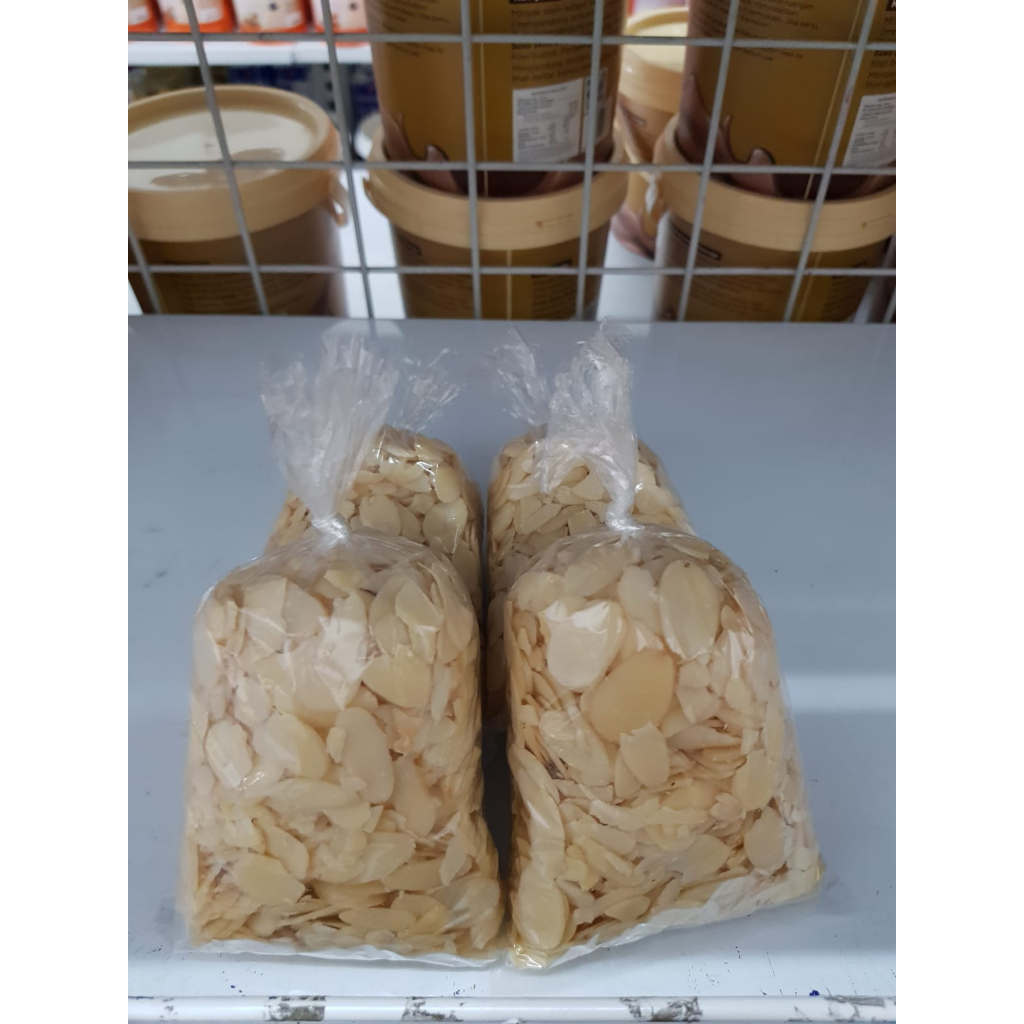 

Kiloan Kacang Almond Slice Kiloan Almonesia 100gr