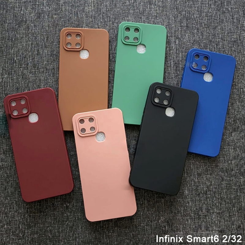 Softcase Infinix Smart 7 Smart 7 2023 Smart 5 Smart 6 2/32 Smart 6 3/64 Smart 6 Plus Case 3D Pro Camera Gel Silika Casing