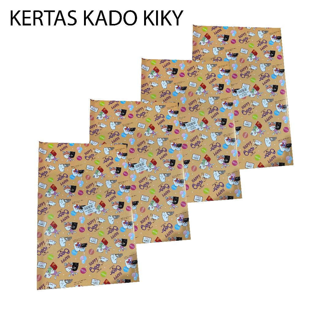 

KERTAS KADO KIKY BERGAMBAR 1 RIM (ISI 50 PCS)