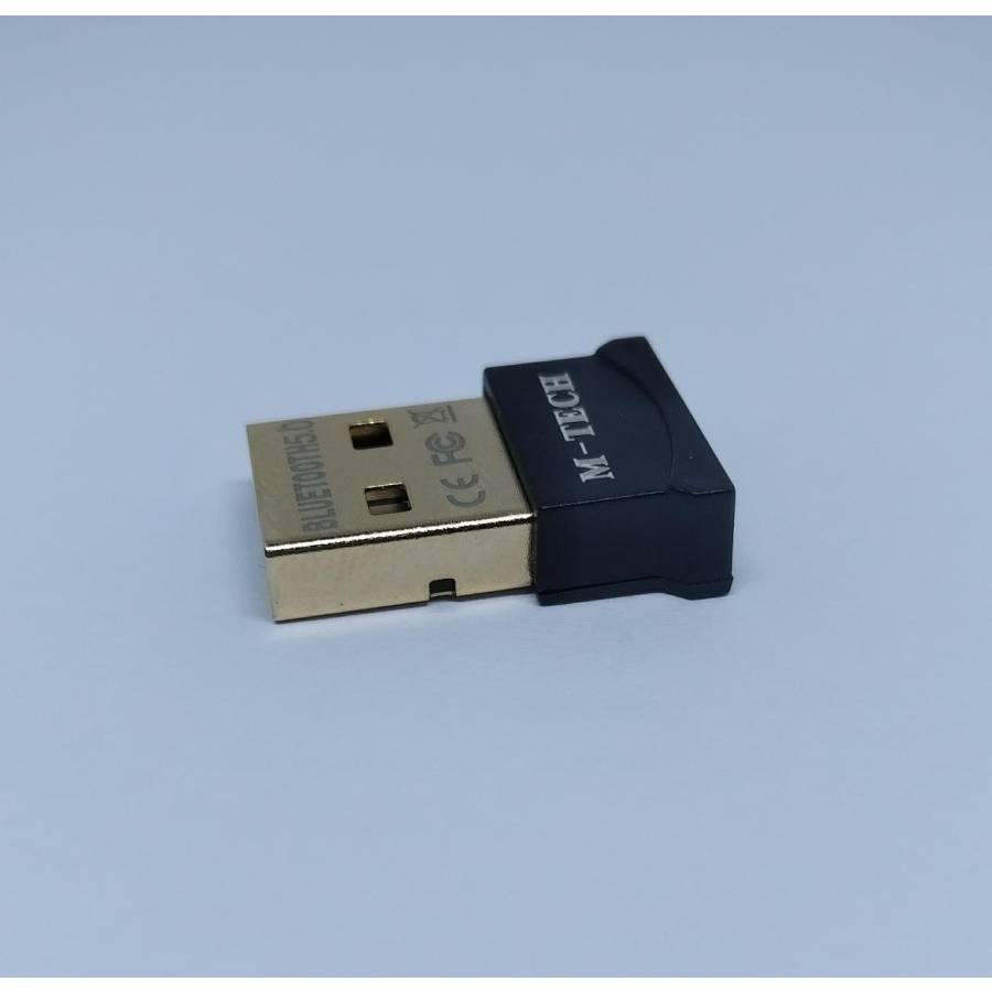 Usb-A bluetooth 5.0 mini dongle adapter m-tech transmitter-reciever BQB for pc laptop tablet phone BT05 BT-05