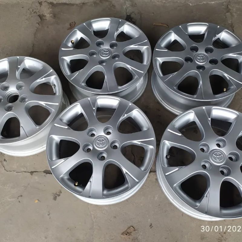 Velg Mobil OEM ORIGINAL Toyota Camry R16 Pcd 5x114 Civic Fd Innova Ertiga CRV BRV WRV Taruna