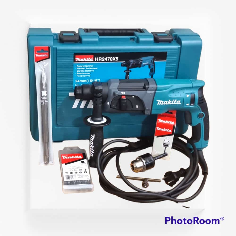 Makita Mesin Bor Bobok Beton MAKITA HR2470X5 Mesin Bor Beton Rotary Hammer